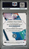 2019 BOWMAN'S BEST BEST OF 2019 AUTOGRAPHS #B19JR JULIO RODRIGUEZ BEST/2019 AUTOGRAPHS PSA 10 Auto 10
