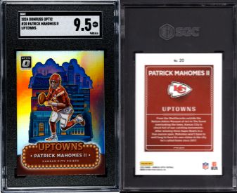2024 Donruss Optic Uptowns #20 Patrick Mahomes II SGC 9.5
