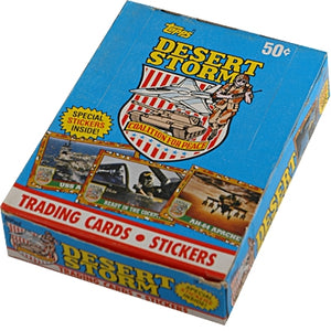 1991 Topps Desert Storm Series 1 One (Blue) Box 1991 Topps Desert Storm Series 1 One (Blue) Box