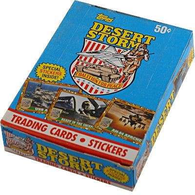 1991 Topps Desert Storm Series 1 One (Blue) Box 1991 Topps Desert Storm Series 1 One (Blue) Box