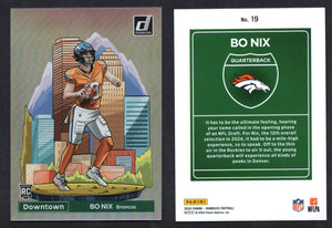 2024 Donruss Downtown! #19 Bo Nix (NM-Near Mint)