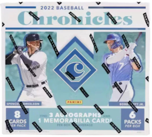 2022 Panini Chronicles Baseball Hobby Box