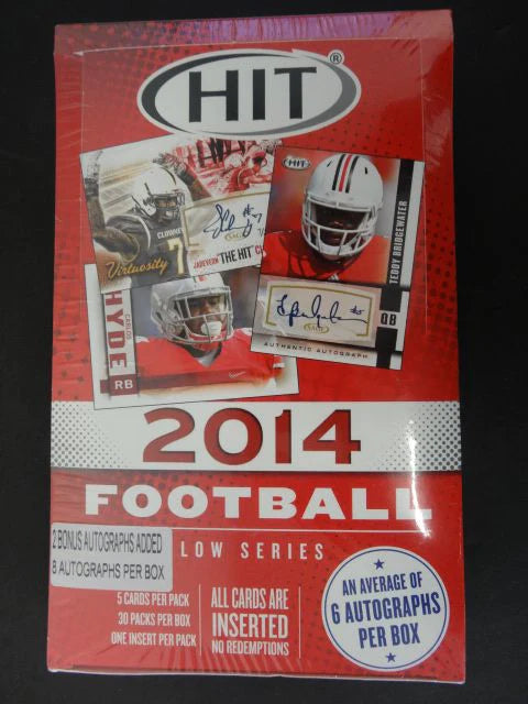 2014 Sage Hit Low Series Football Hobby Box