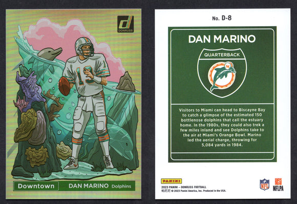 2023 Donruss Downtown #8 Dan Marino