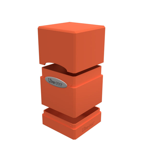 Ultra Pro Satin Tower: Pumpkin Orange