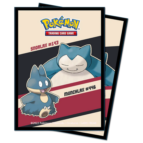 Ultra Pro Pokemon Snorlax & Munchlax Deck Sleeves 65 ct