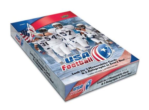 2013 Upper Deck USA Football Hobby Box