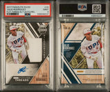 2017 PANINI ELITE EXTRA EDITION FUTURE THREADS SILHOUETTES AUTOGRAPH RELICS #JU JULIO RODRIGUEZ FUT.THRDS.SLT.AUTO.REL. /99 PSA 9