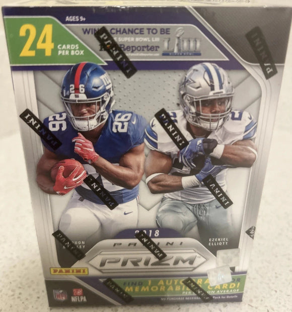 2018 Panini Prizm Football Blaster Box