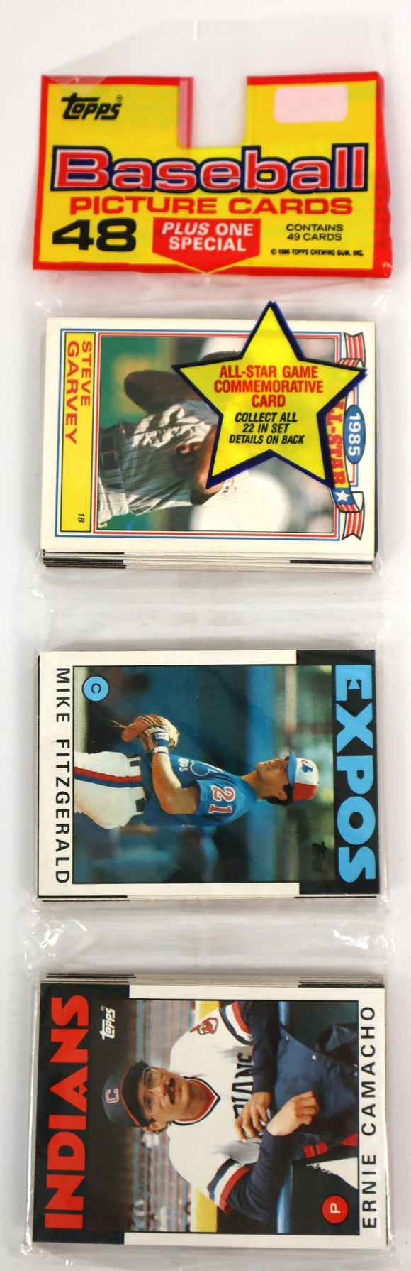 1986 Topps Baseball Rack Pack – Northwest Sportscards
