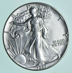 1987 Silver Eagle 1 Oz Coin Bullion United States
