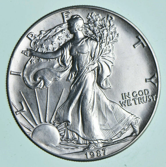 1987 Silver Eagle 1 Oz Coin Bullion United States