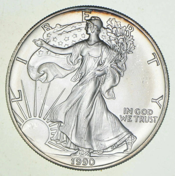 1990 Silver Eagle 1 Oz Coin Bullion United States