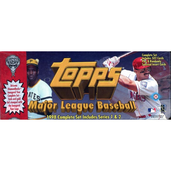 1998 Topps Baseball Factory Set (Arizona Diamondbacks Inaugural Foil Stamped Version)
