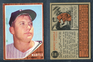 1962 Topps #200 Mickey Mantle (VG - Very Good)