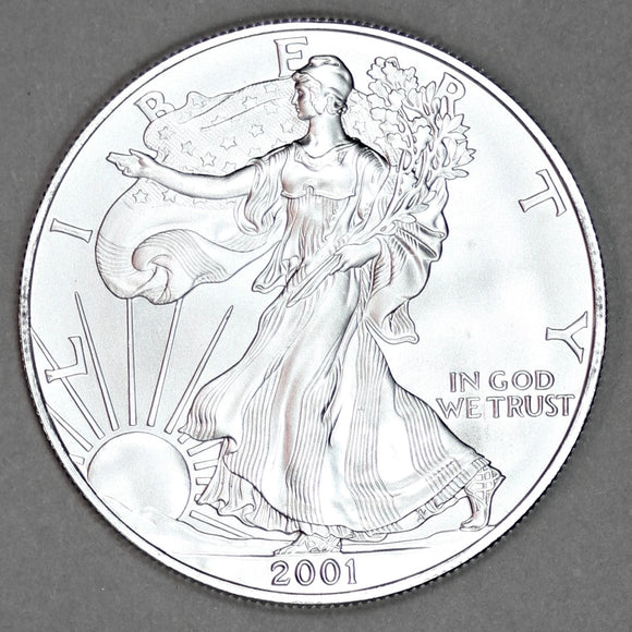 2001 Silver Eagle 1 Oz Coin Bullion United States