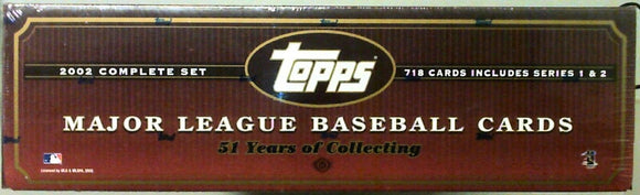 2002 Topps Baseball Hobby Factory Set (Maroon)
