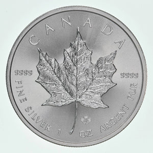 2014 Silver Canadian Maple Leaf 1 Oz Coin Bullion ** FLASH SILVER SALE
