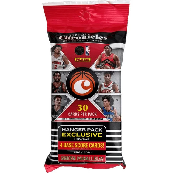 2021-22 Panini Chronicles Basketball Retail Hanger Pack