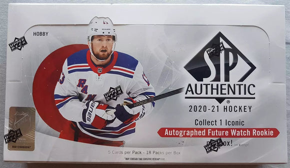 2020-21 SP Authentic Hockey Hobby Box 18/5 **SALE