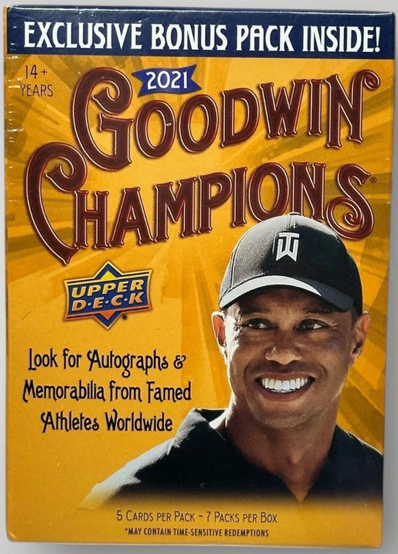 2021 Upper Deck Goodwin Champions Multi Sport Blaster Box