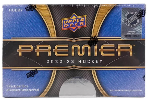 2022-23 Upper Deck UD Premier Hockey Hobby Box