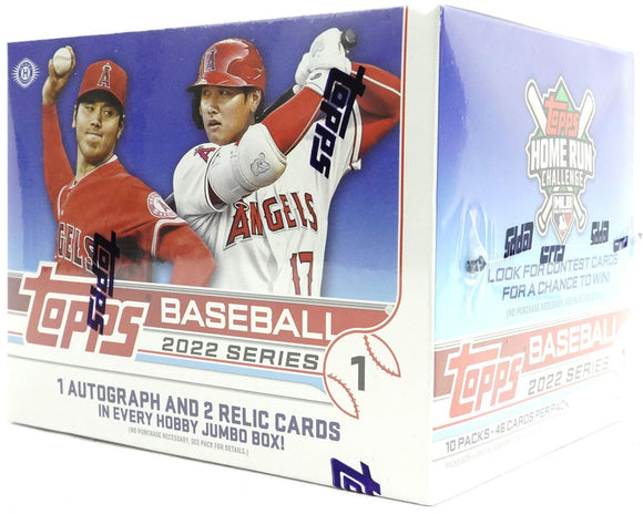 2022 Topps Series 1 Baseball Jumbo Hobby Box