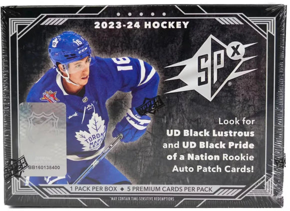 2023-24 Upper Deck SPx Hockey Hobby Box **SALE Call for Price!
