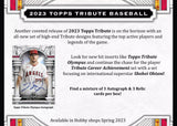2023 Topps Tribute Baseball Hobby Box