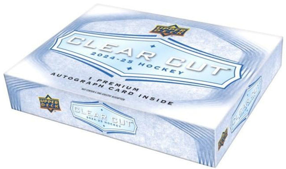 2024-25 Upper Deck UD Clear Cut Hockey Hobby Box