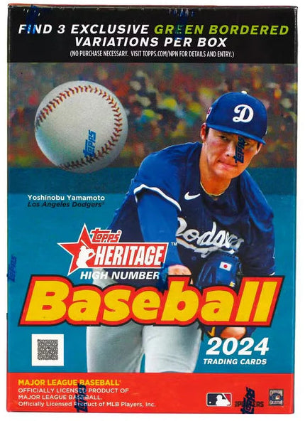 2024 Topps Heritage High Number Baseball Retail Blaster Box