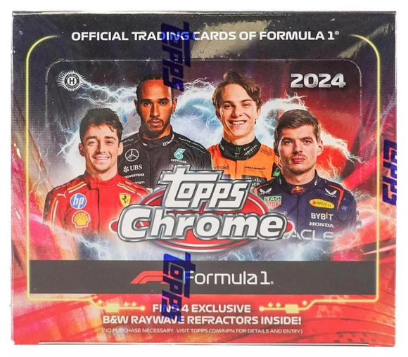 2024 Topps Chrome Formula 1 F1 Racing Qualifying Lap Box