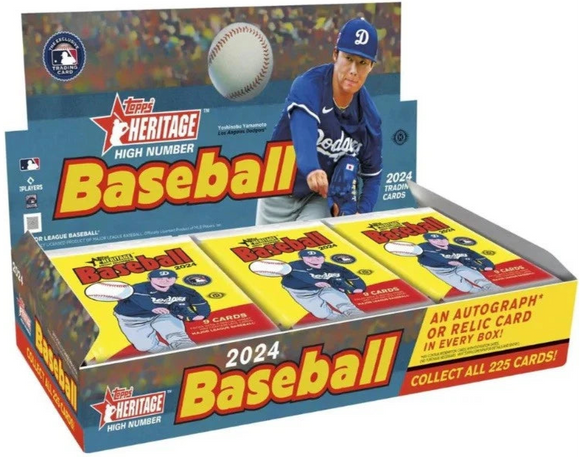 2024 Topps Heritage High Number Baseball Hobby Box