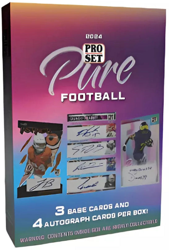 2024 Leaf Pro Set Pure Football Hobby Box