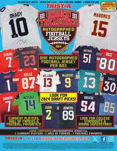 2024 Tri Star Hidden Treasures Autographed Football Jersey Hobby Box