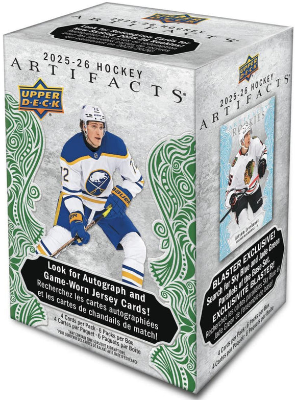 2025-26 Upper Deck UD Artifacts Hockey Retail Blaster Box