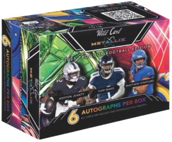 2025 Wild Card Metallix Pro-Look Football Hobby Box