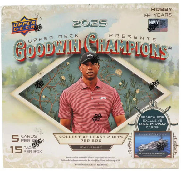 2025 Upper Deck UD Goodwin Champions Hobby Box