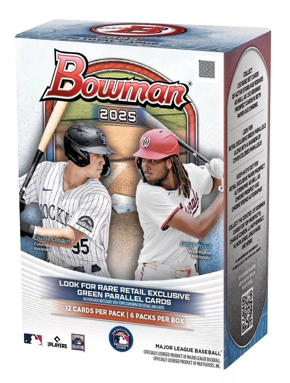 2025 Bowman Baseball Retail Blaster Box