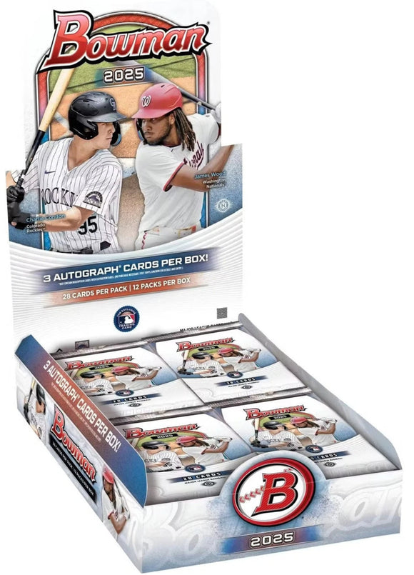 2025 Bowman Baseball Jumbo Hobby Box