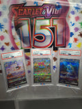 Japanese 151 Sequential PSA 10: Charizard ex SAR, Venusaur ex SAR, Blastoise ex SAR