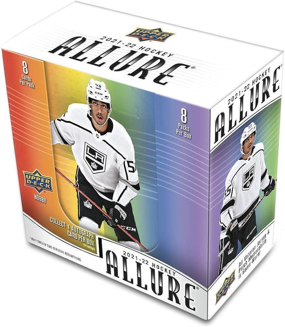 2021-22 Upper Deck UD Allure Hockey Hobby Box 8/8