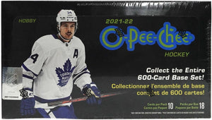 2021-22 Upper Deck UD O-Pee-Chee OPC Hockey Hobby Box 18/10