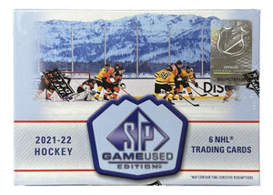 2021-22 Upper Deck UD SP Game Used Hockey Hobby Box