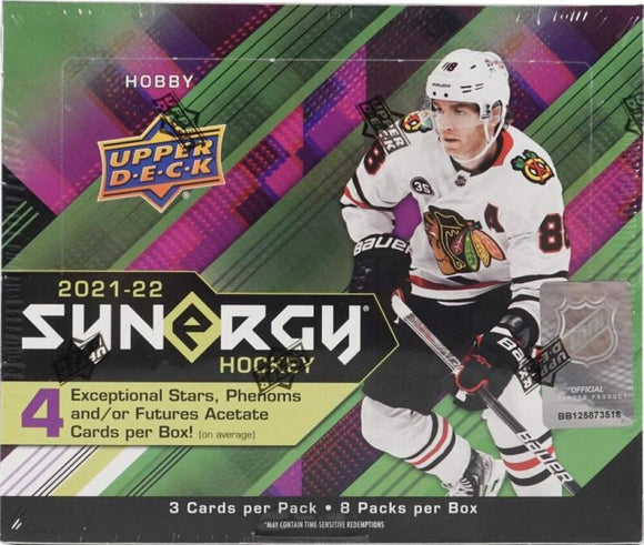 2021-22 Upper Deck UD Synergy Hockey Hobby Box