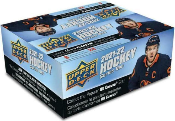 2021-22 Upper Deck UD Series 1 Hockey Retail Box