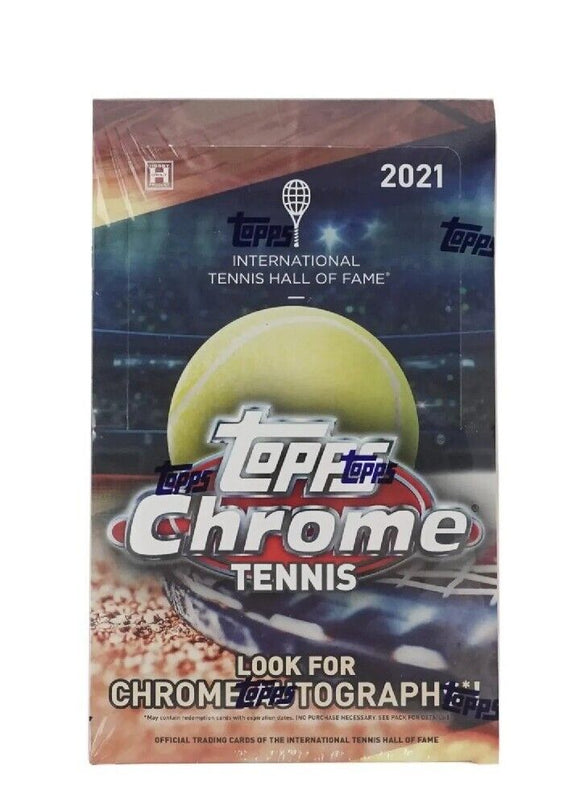 2021 Topps Chrome Tennis Hobby Box