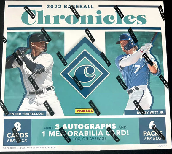 2022 Panini Chronicles Baseball Hobby Box