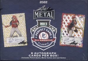 2022 Leaf Metal Perfect Game Baseball Hobby Box