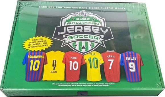 2022 Leaf Soccer Jersey Edition Box